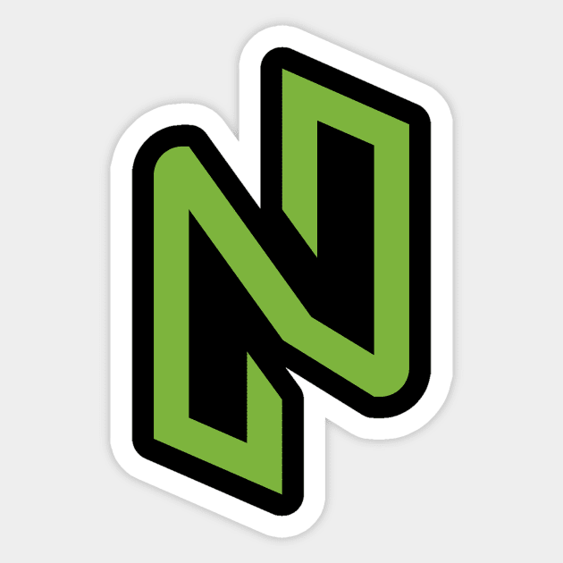 NULS Official "N" Logo Sticker by NalexNuls